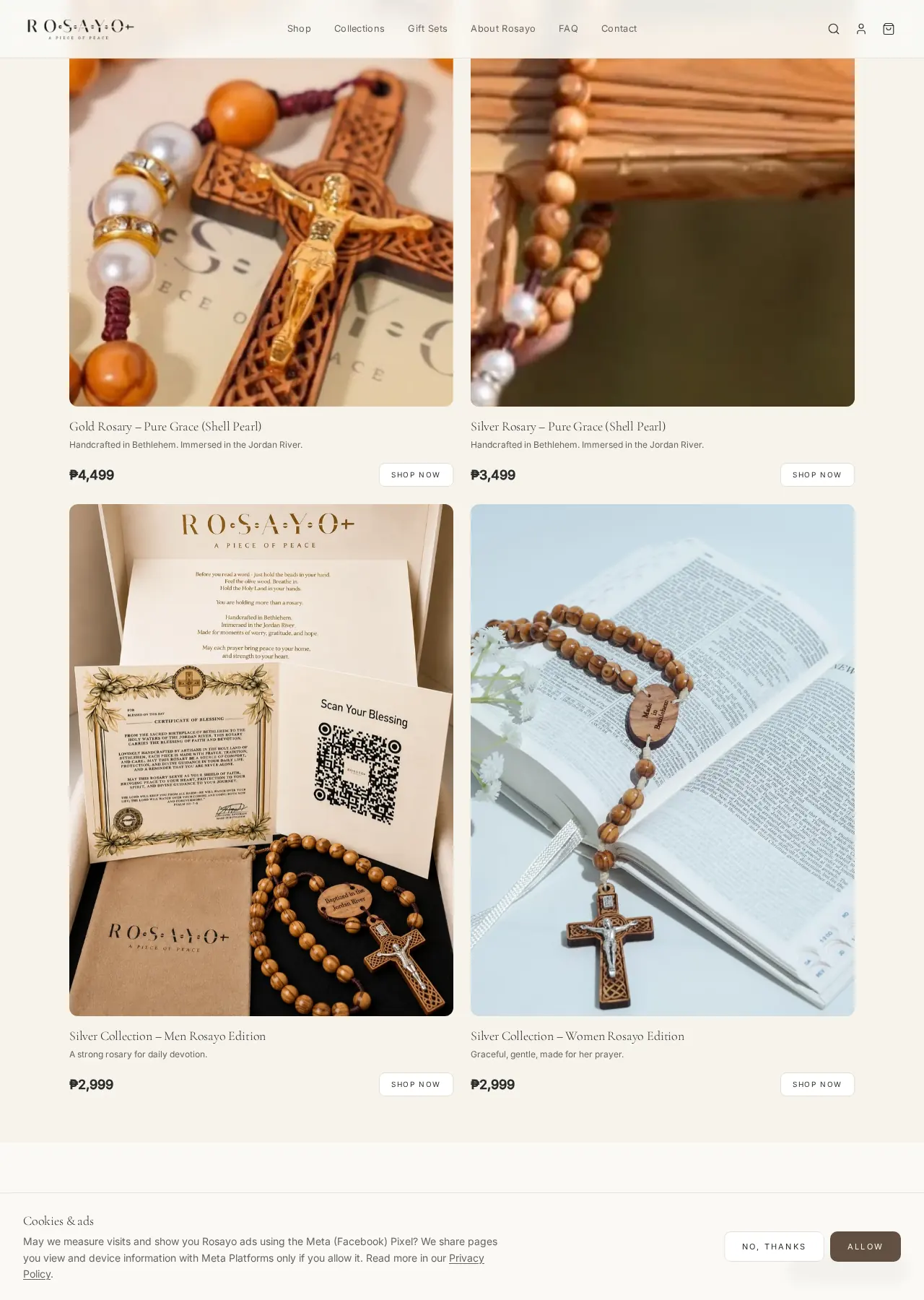 Rosayo website — thumbnail 2
