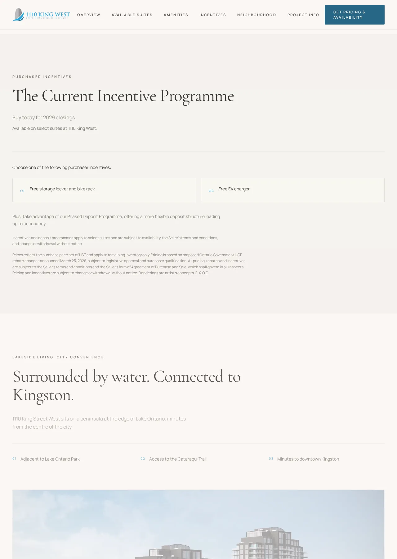1110 King West website — thumbnail 4