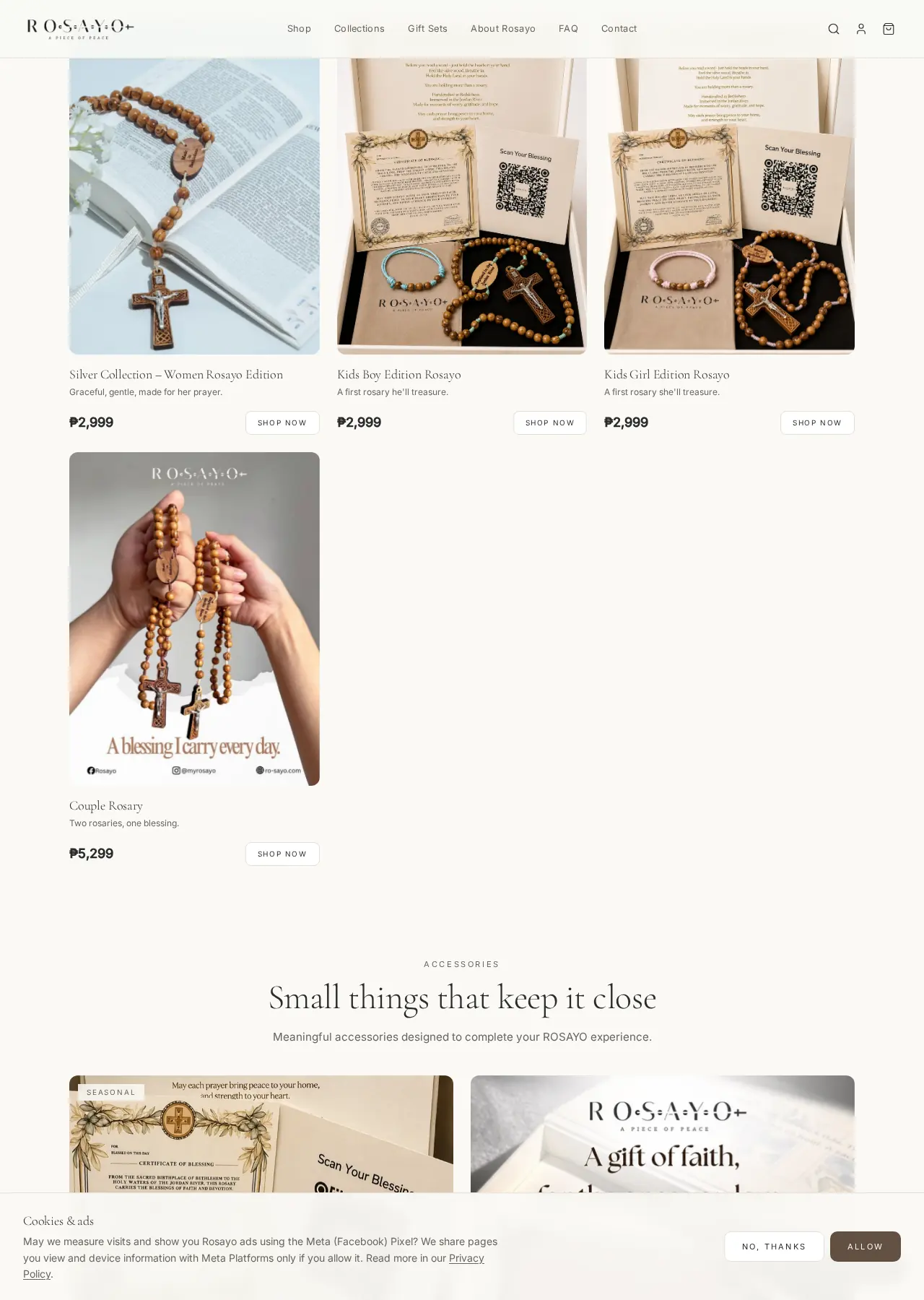 Rosayo website — thumbnail 3