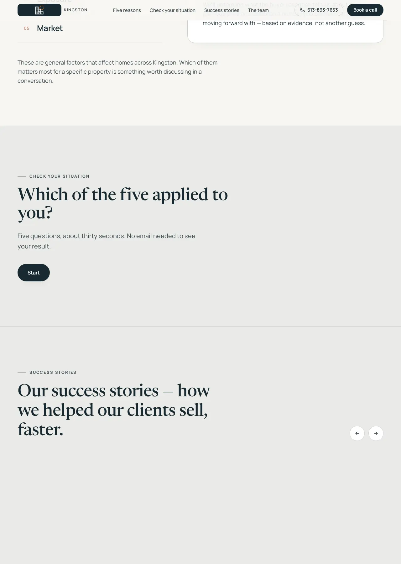 The Real Estate Group website — thumbnail 2
