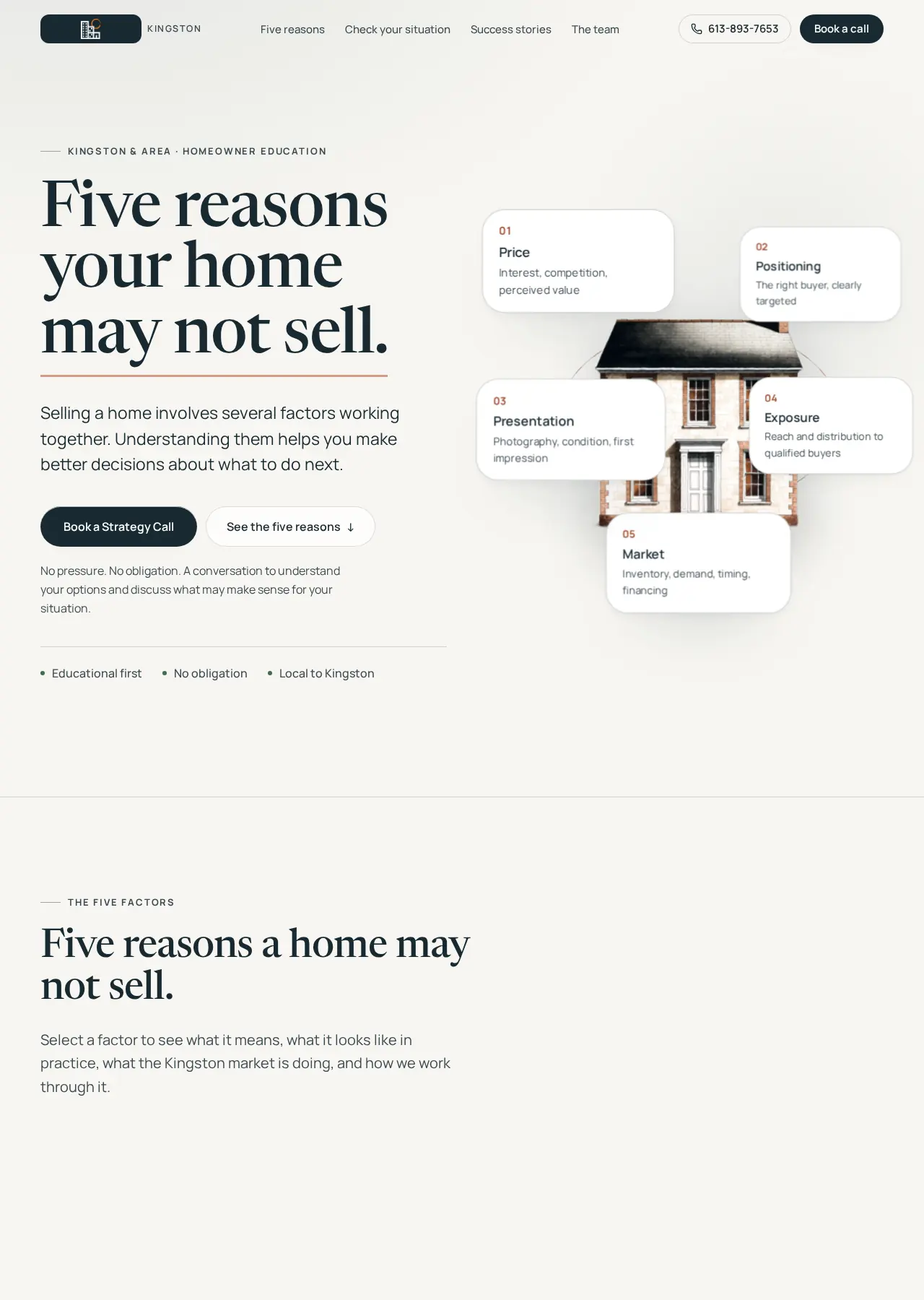 The Real Estate Group website — screenshot 1 of 5