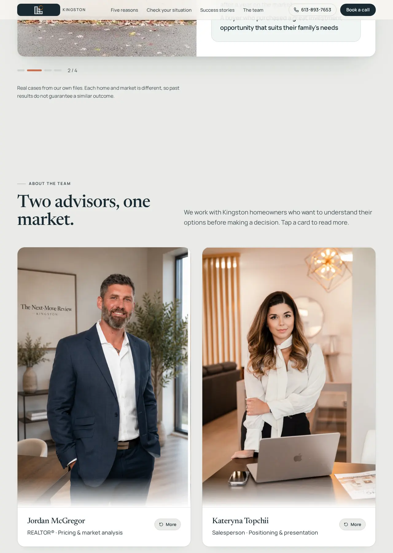 The Real Estate Group website — thumbnail 3