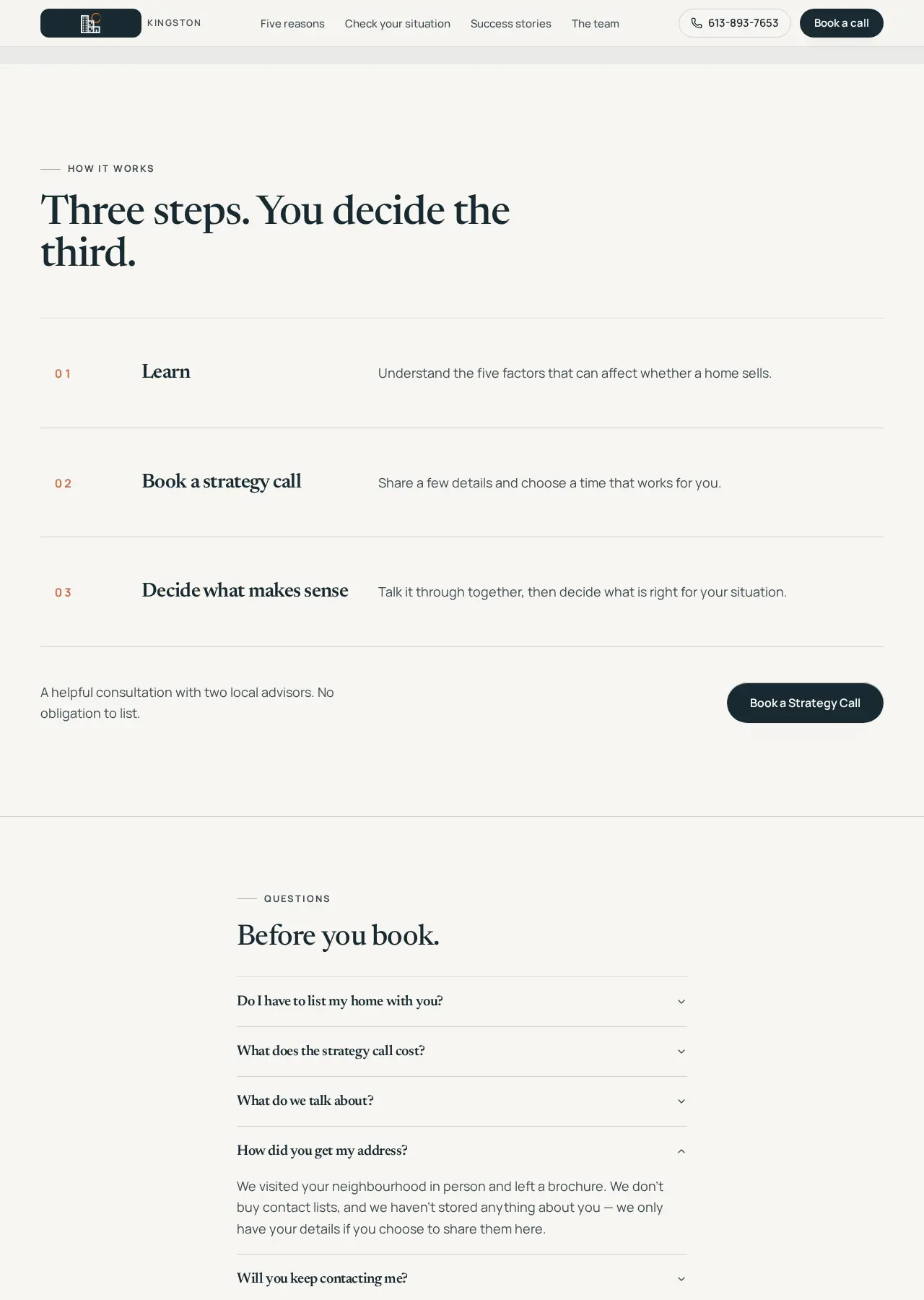 The Real Estate Group website — thumbnail 4