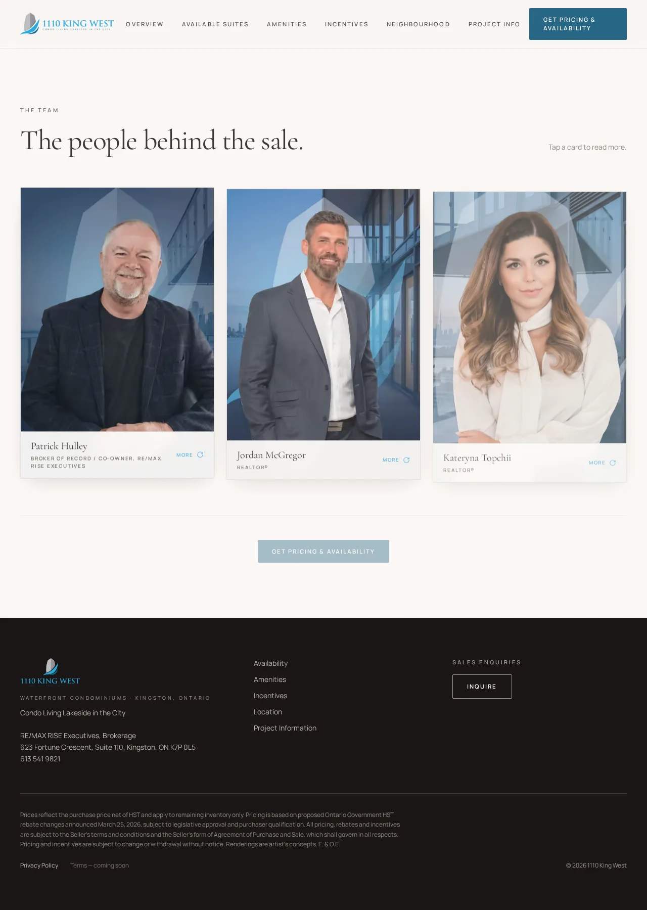 1110 King West website — thumbnail 5