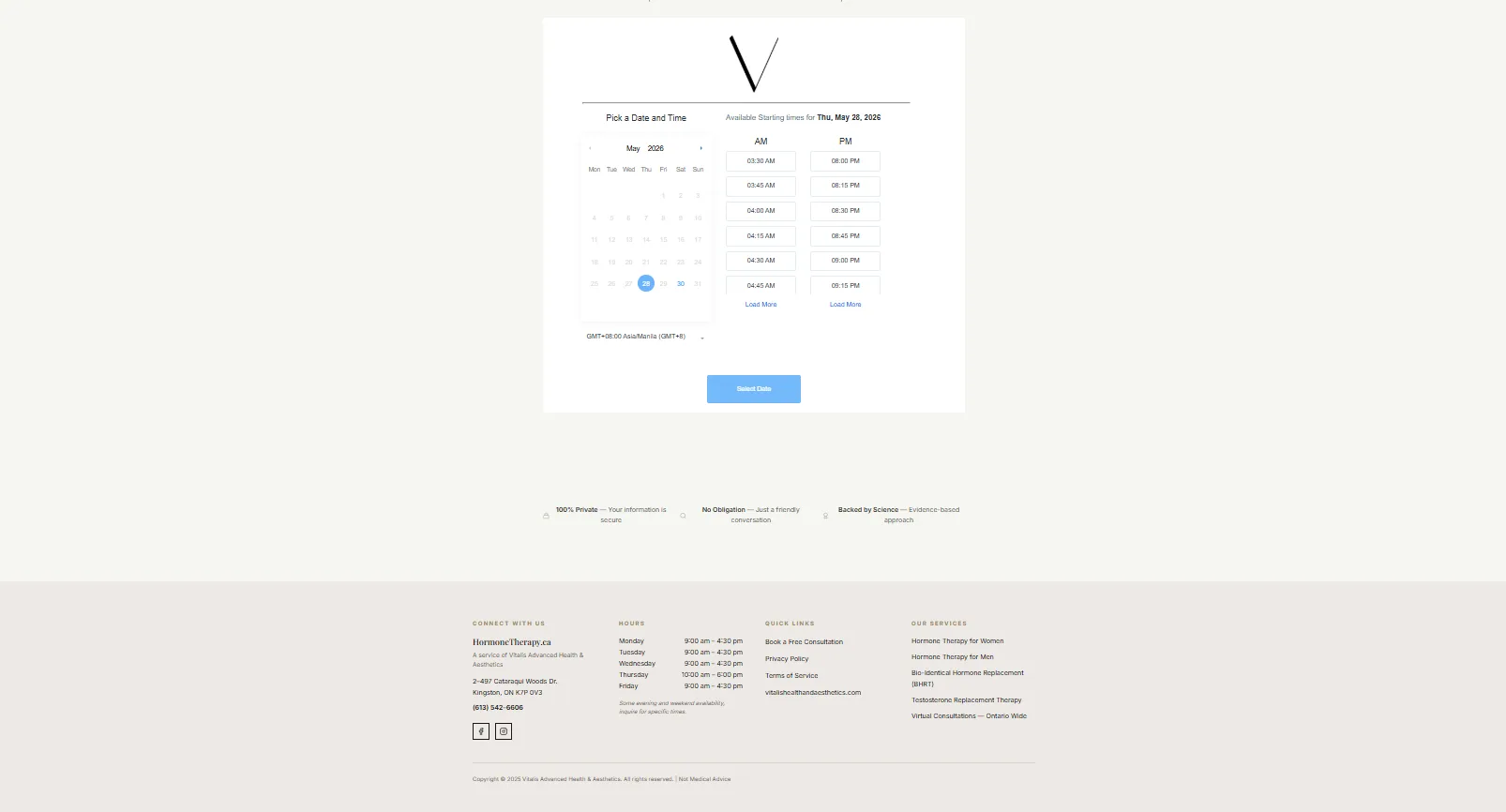 HormoneTherapy.ca — Men's Vitality website — thumbnail 5